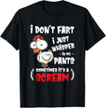 Funny Farting Chicken Lover I Dont Fart I Whisper In My Gift T-Shirt