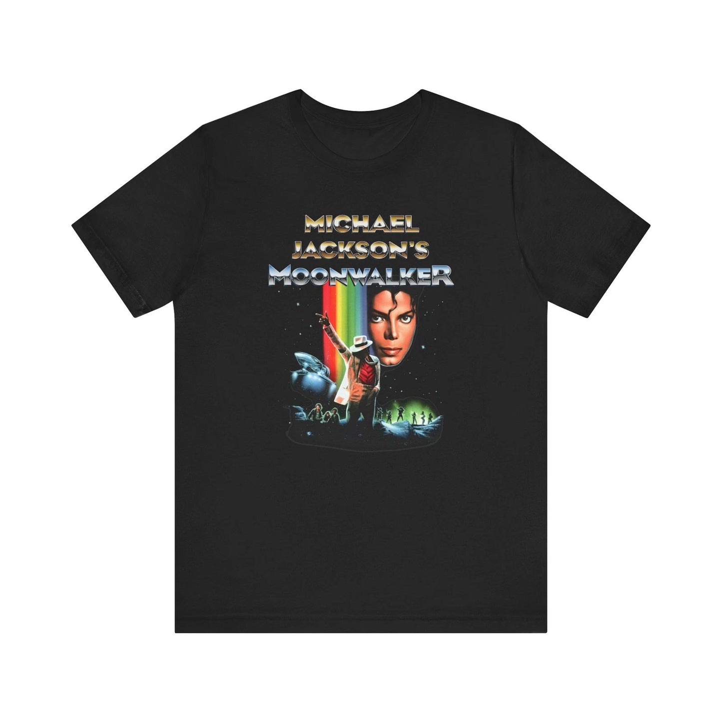 MJ Moonwalker Sega Genesis Retro Style Cover Art Unisex Jersey Short Sleeve Tee