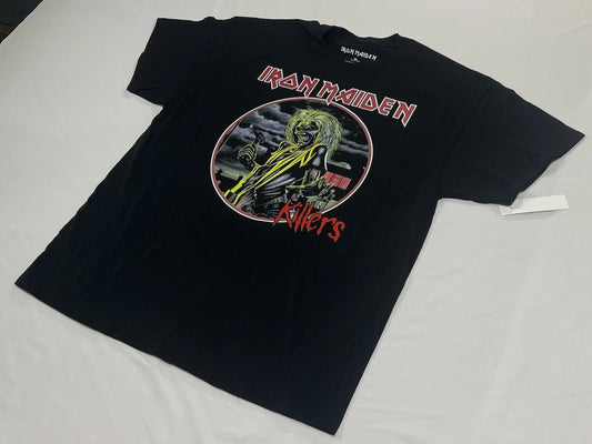 IRON MAIDEN Band Tour Tee T-Shirt 1981 Killers Album (Size Medium) New With Tags