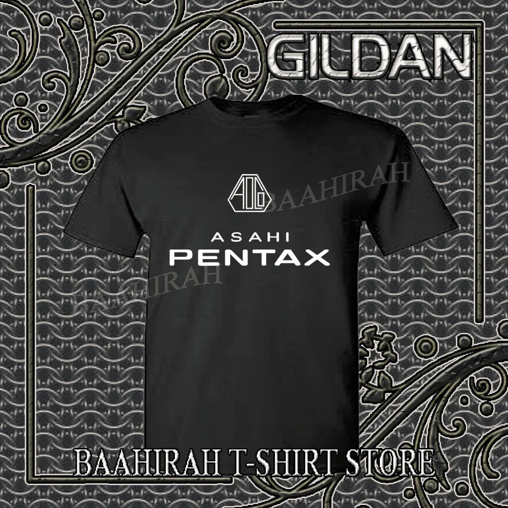 New Asahi Pentax Camera Logo T-Shirt Funny Logo TEE T-Shirt Size S to 5XL