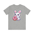 Kawaii Bunny with Pink Donut Cute Pastel Cartoon Art T-Shirt