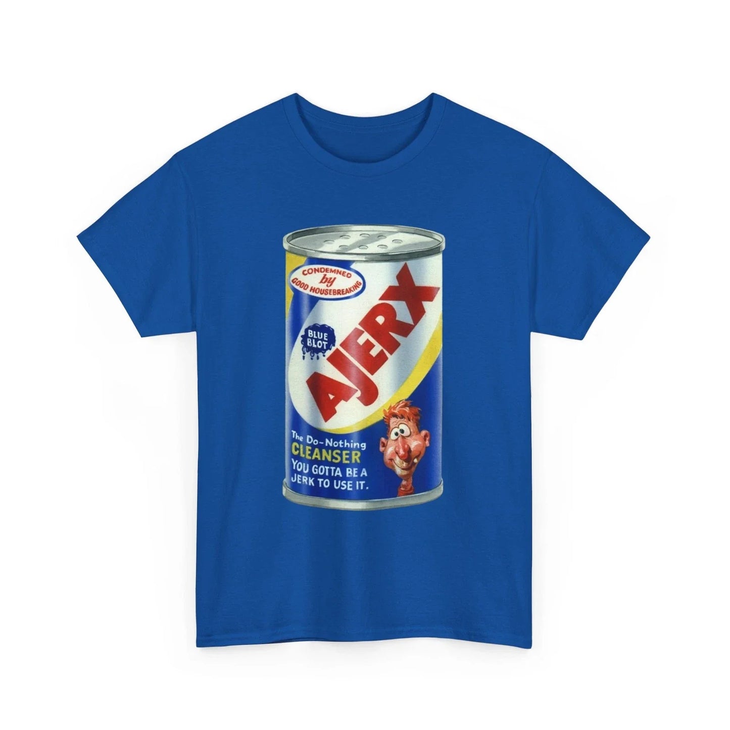 Wacky Packages Ajerx Can T-Shirt Funny AJAX Cleanser Parody