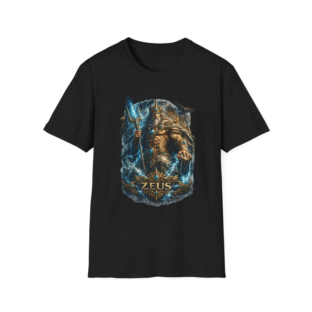 Zeus Lightning T Shirt Greek Mythology Thunder Graphic Tee