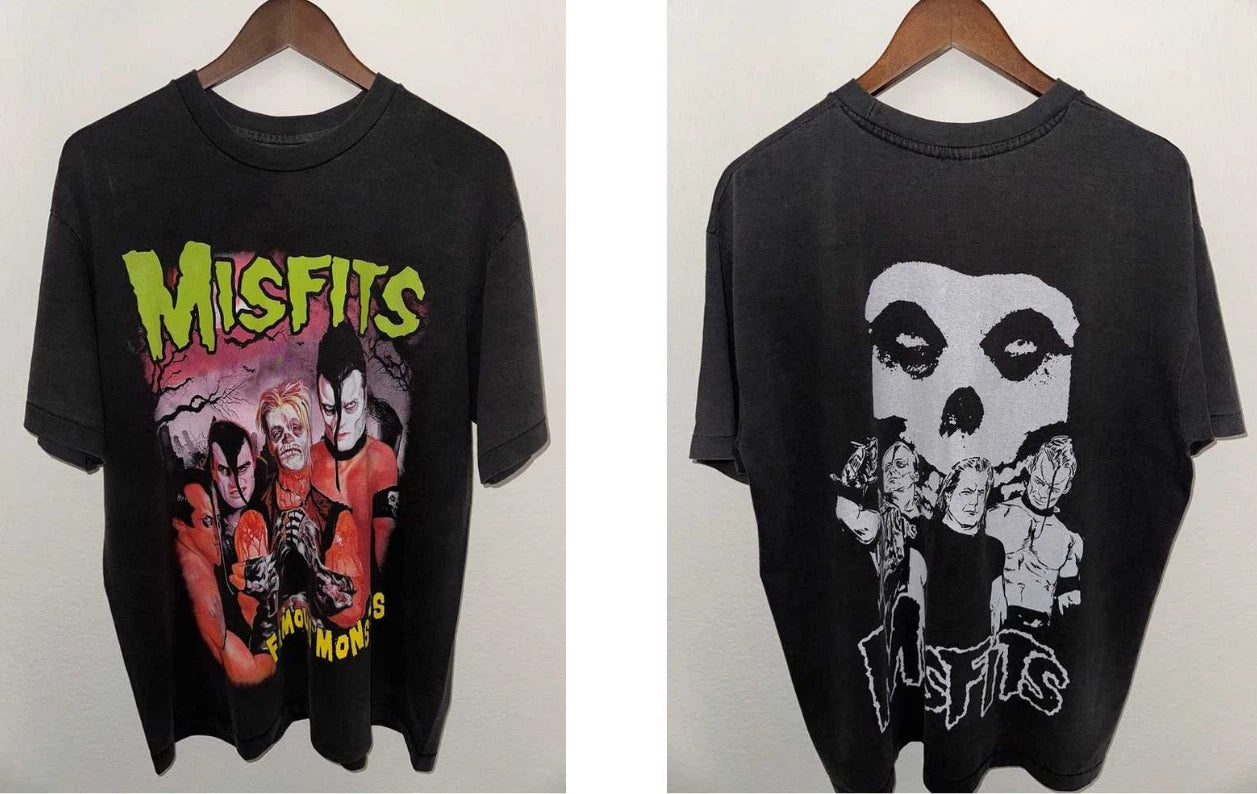 Misfits Famous Monsters Vintage Reprint Single Stitch T-shirt Tultex Tag