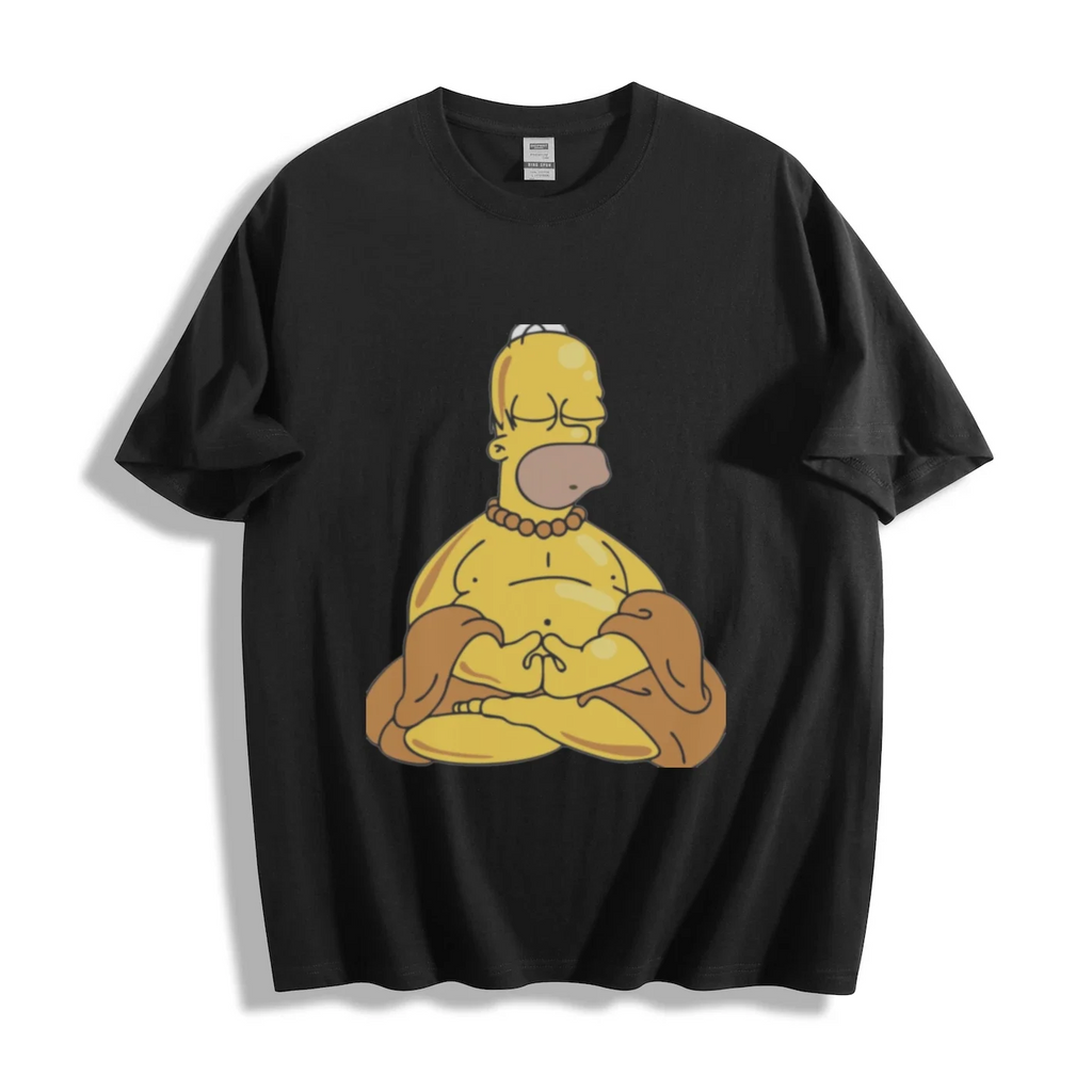 The Simpsons Homer Meditating Graphic T-Shirt