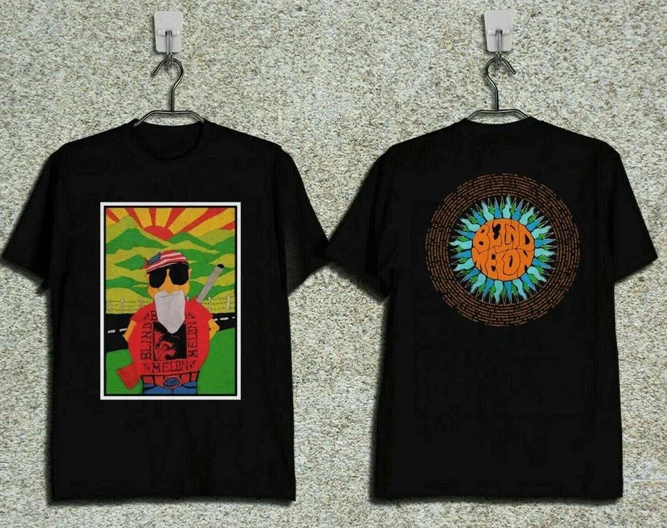 Clothing Shirt 2 Side Blind Melon Vintage 1993 Tour Concert Gildan Cotton High Q