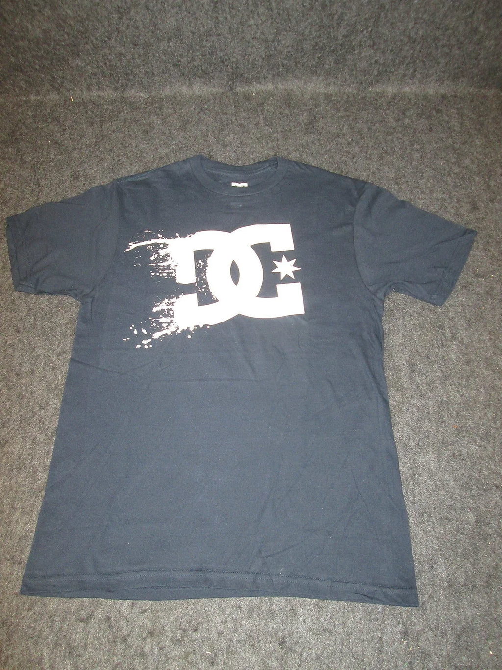Mens Genuine DC Casual Fashion Skate BMX Tee T-Shirt S M L XL Dark Blue DC07