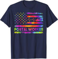 Postal Worker Vintage American Flag Postal Service T-Shirt