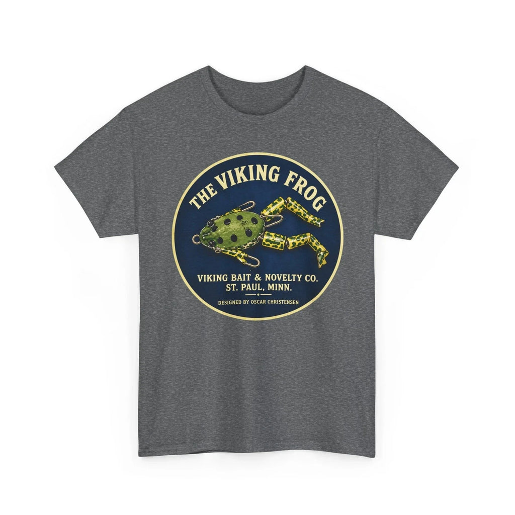 Christensen Frog Viking Bait & Novelty St Paul MN Vtg Fishing Lure Retro T-shirt