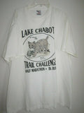 VTG  Tshirt Fantastic Bobcat Logo XL white USA Single Stich 1998 PowerPro Oneita
