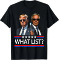 What List Funny Trump-Epstein Unisex T-Shirt