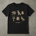 Egyptian Stone Symbols T-Shirt Mens Womens Ancient Symbol Design Pharaoh Style