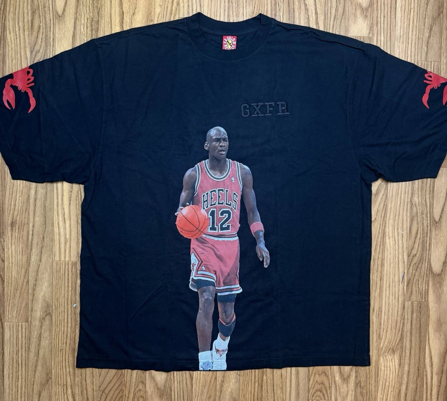 Westside Gunn Michael Jordan GXFR  Oversized Black T-shirt Size XL