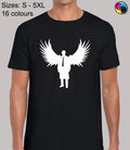Castiel Silhouette Supernatural Winchester Novelty Regular Fit T-Shirt for Men