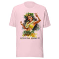 Vintage Hawaii Shirt KAPIOLANI PARK - All Sizes - HULA GIRL - 80s 90s soft PINK