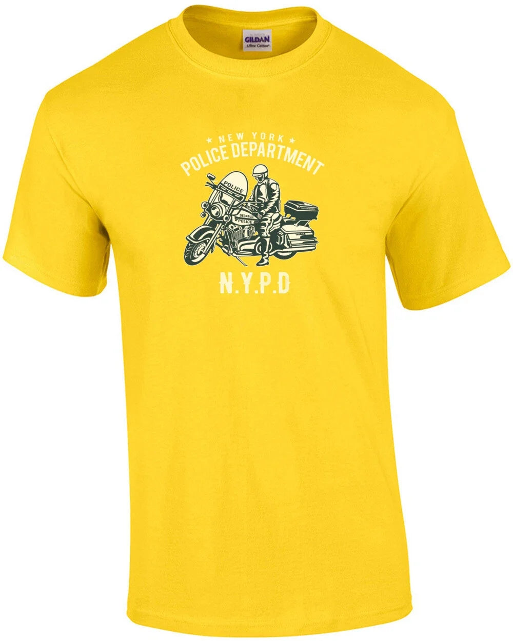 New York Police Department Nypd Motorcycle T-Shirt