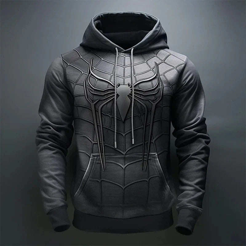 Marvel Spider-Man 3D Printed Hoodie Men's Oversized Streetwear Sports Shirt