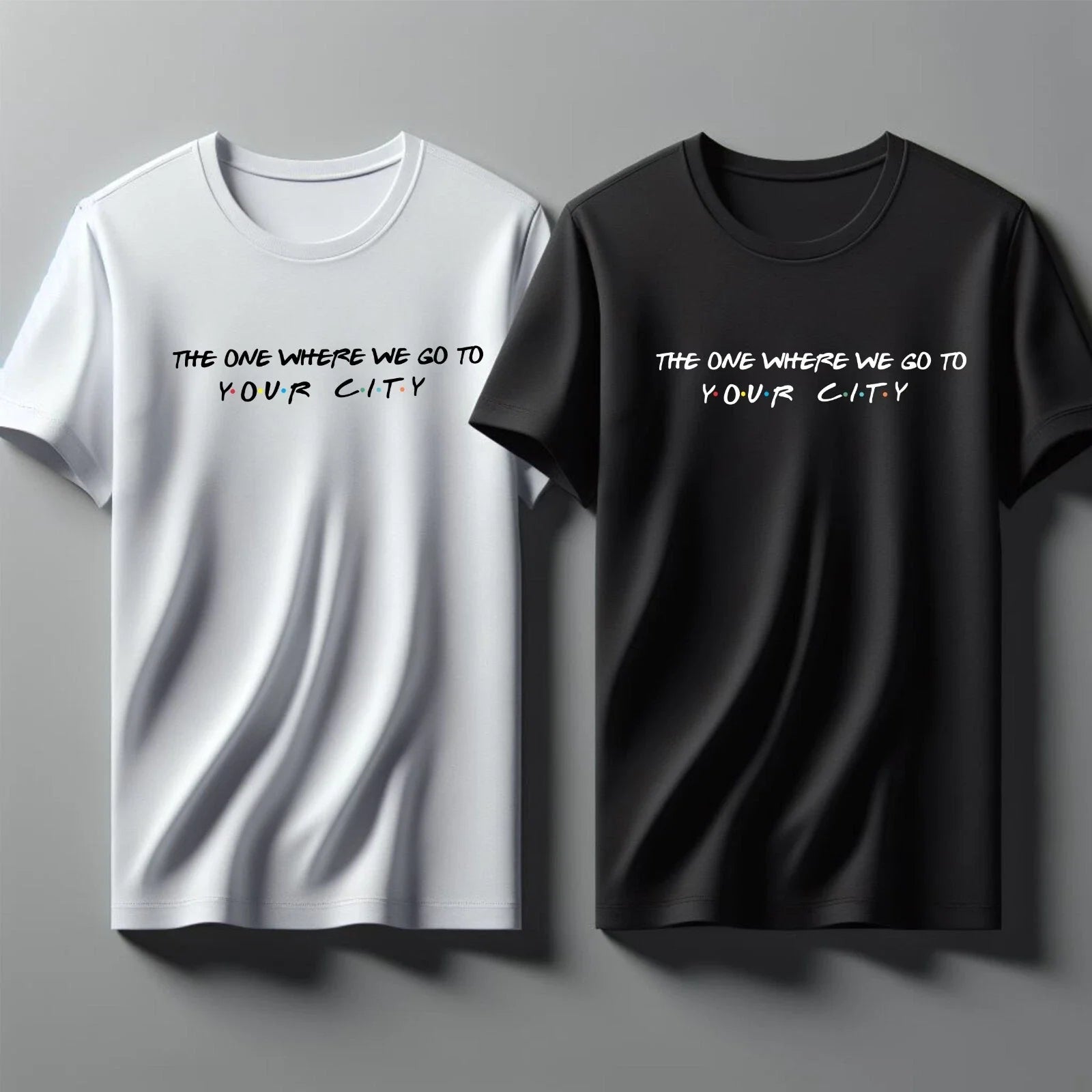 Friends inspired tshirt, Personalised t-shirt, The One Where We Go T-Shirt gift