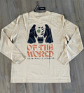 Smartwool Jiberish  Mens T-Shirt Long Sleeve Cotton Graphic Of The World 2XL NWT