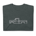 Softstyle T-Shirt For Ford F100 Pickup 1969 Car Owners Birthday Gift Tee Shirt