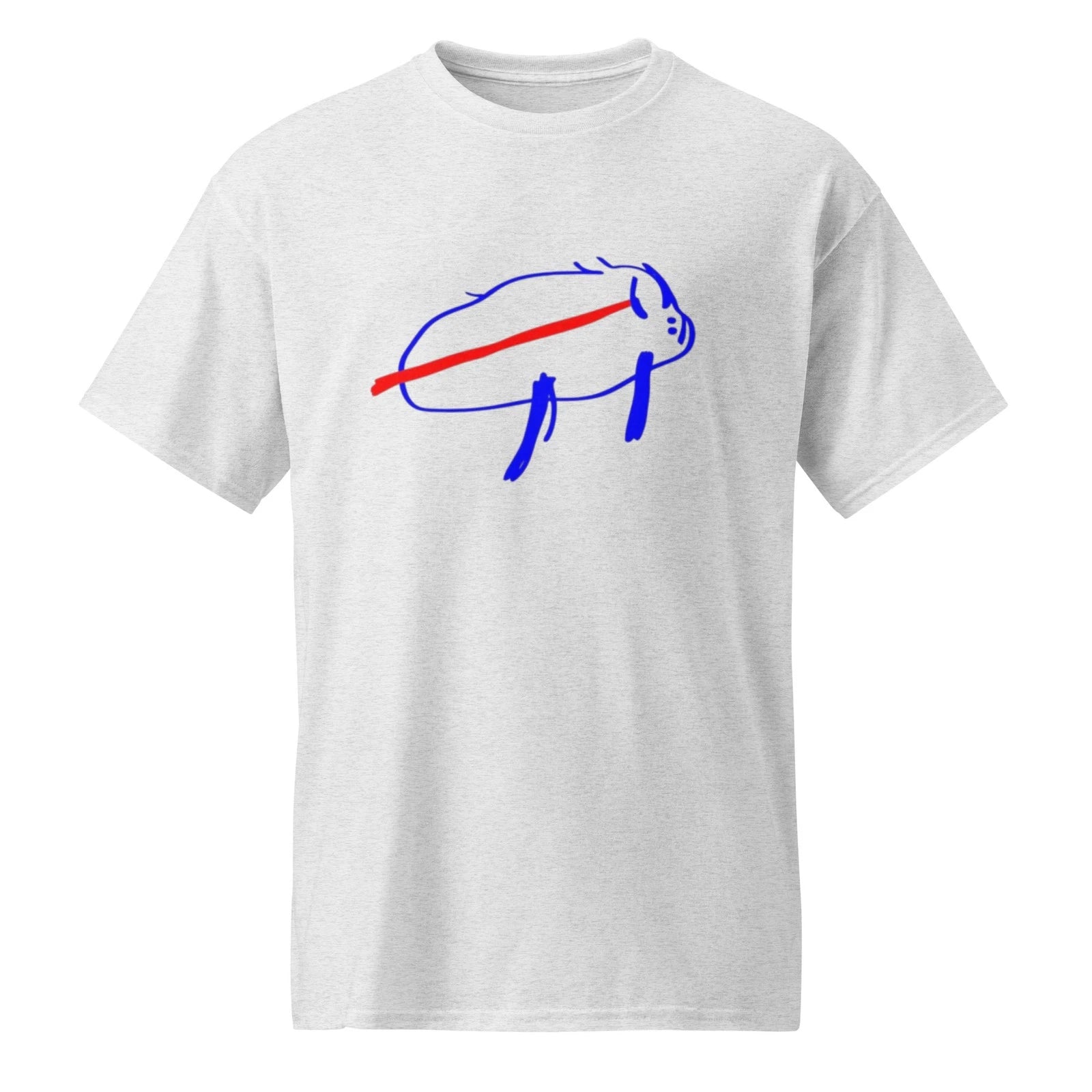 Buffalo Bills Billustration Charging Potato T-Shirt. Multiple Colors Available.