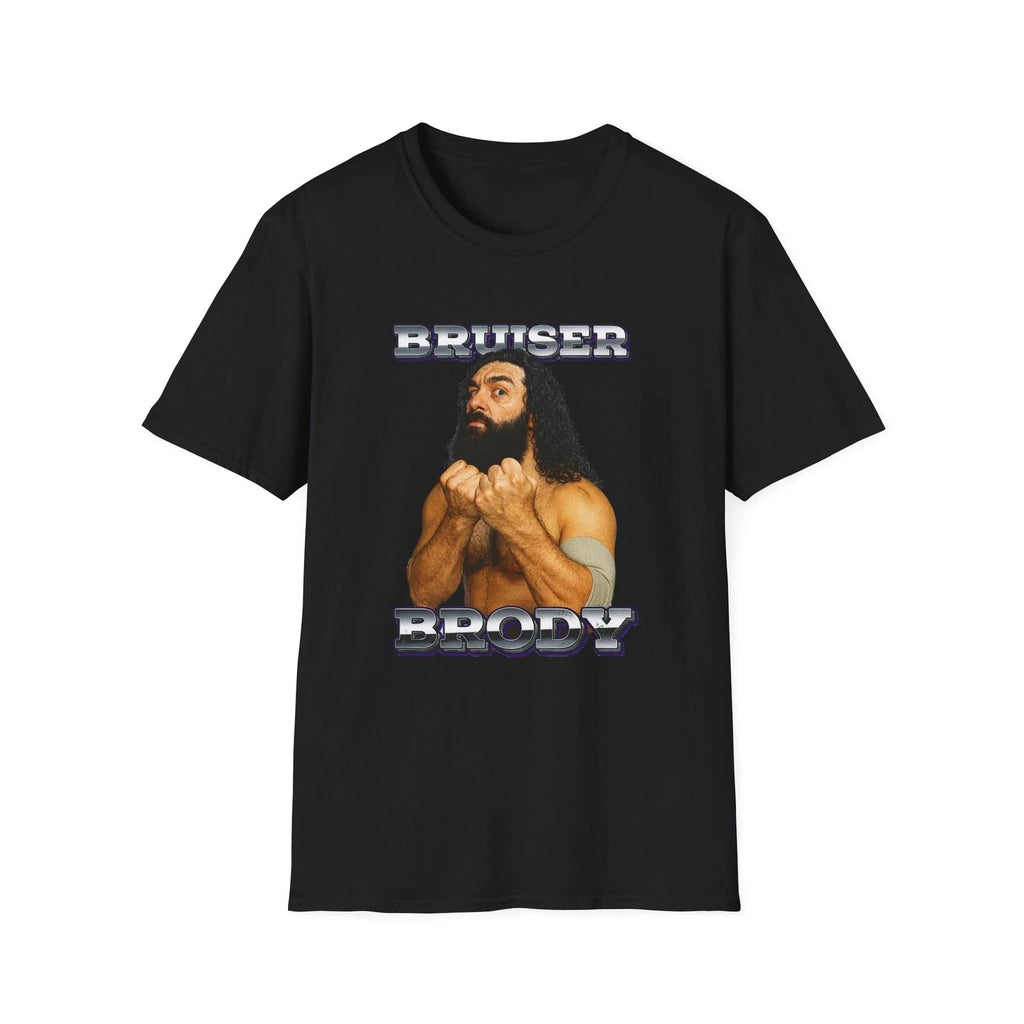 Bruiser Brody Wrestling Tee, Unisex T-Shirt, Softstyle Shirt, Vintage Wrestler