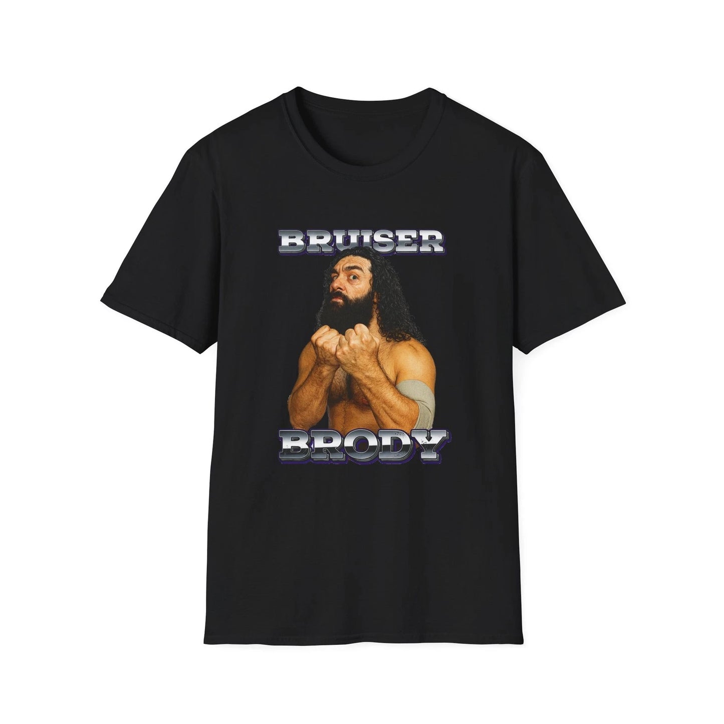 Bruiser Brody Wrestling Tee, Unisex T-Shirt, Softstyle Shirt, Vintage Wrestler