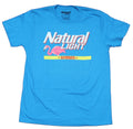 Natural Light Adult New T-Shirt - Naturdays Flamingo Logo Pic