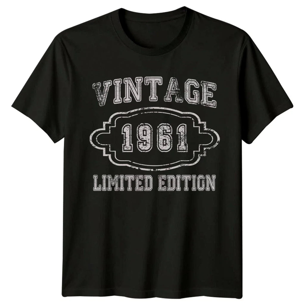 Vintage 1961 Limited Edition 65th Birthday Mens T-Shirt Gift