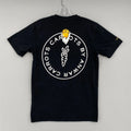 Gudetama Anwar Carrots Tee Shirt Adult Small Black Graphic Logo Cotton Kawaii