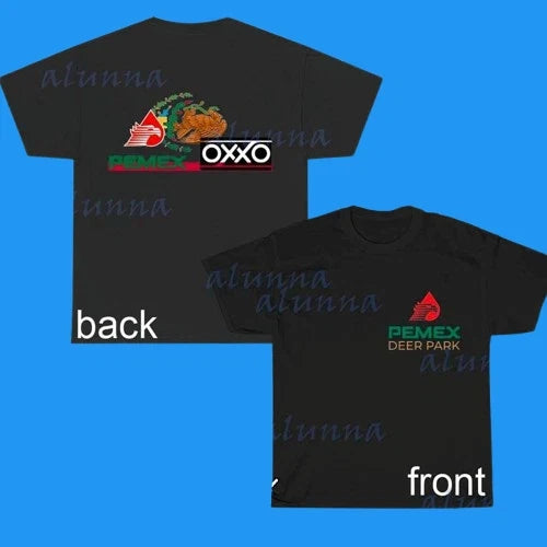 Pemex Mexico Gas Station Logo American T-Shirt Funny Size S to 5XL