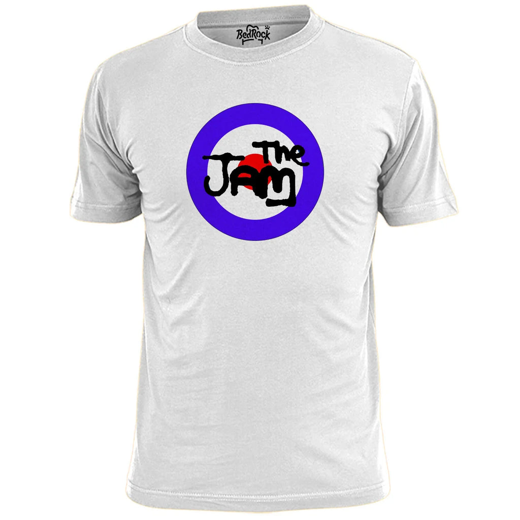 Mens The Jam Target Mod T Shirt Weller Scooter Boy Girl