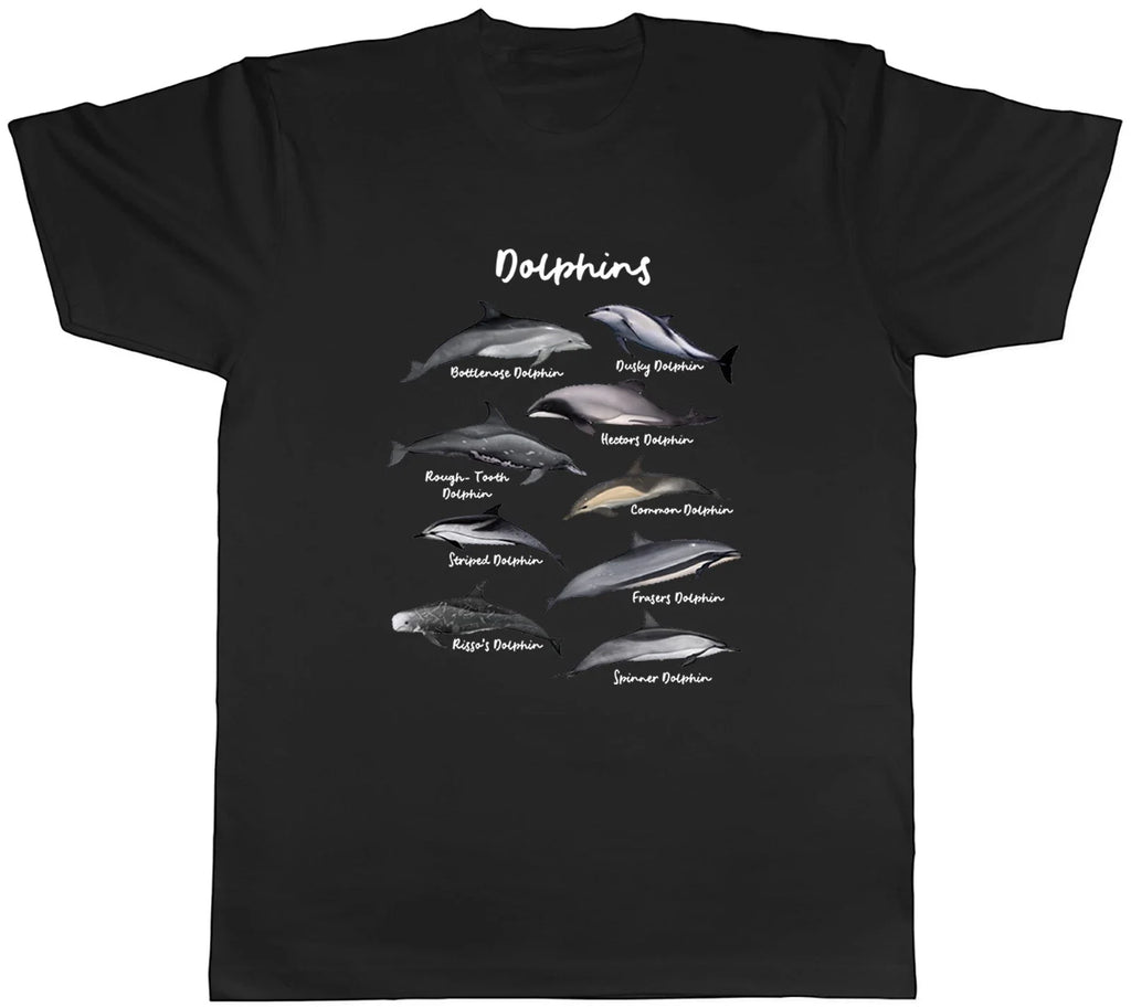 Dolphins of the Sea World Intelligent Mens T-Shirt Tee Gift Top