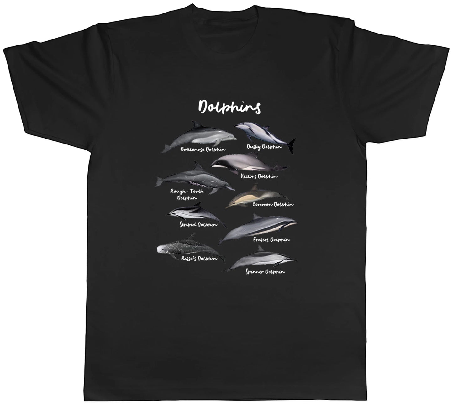 Dolphins of the Sea World Intelligent Mens T-Shirt Tee Gift Top