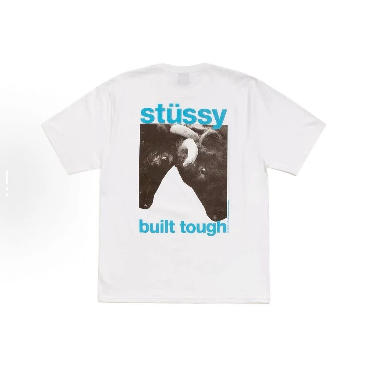 Stussy FW26 BUILT TOUGH TEE Summer t-shirt Black - White