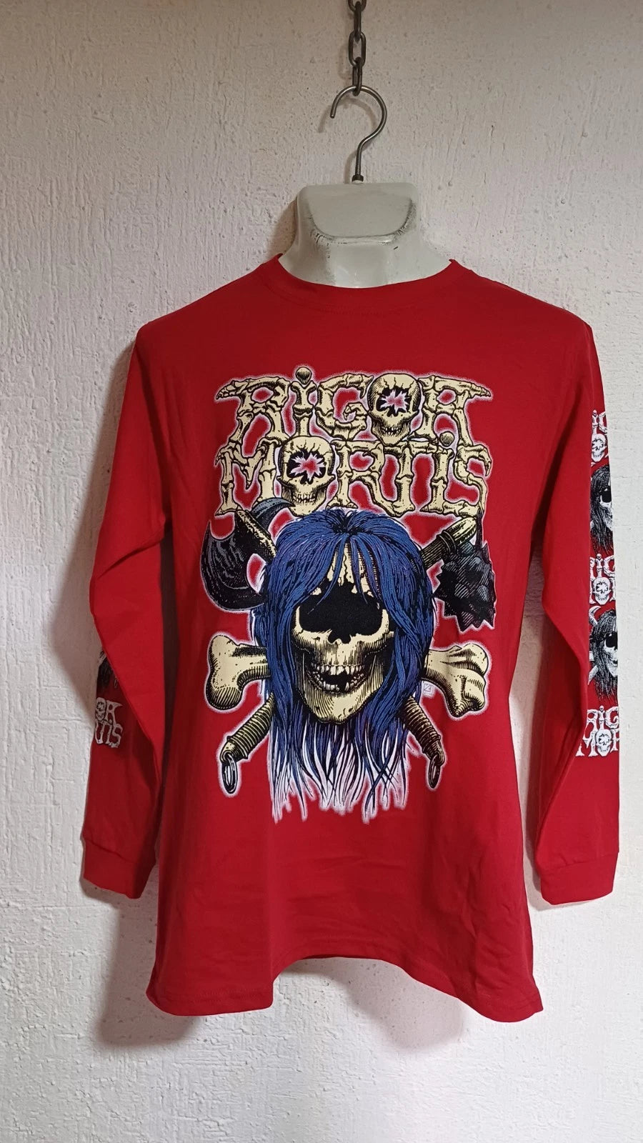Rigor Mortis long sleeve shirt thrash metal possessed morbid saint slayer