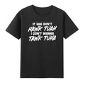If She Dont HAWK TUAH TAWK TUHA Funny Quote Viral Girl Party Men's Black T-shirt