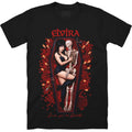 Elvira Love You to Death T-Shirt. Vintage Horror Movie Graphic Tee, Retro Gothic