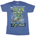 Luke Cage Adult New T-Shirt  - Hero For Hire Comic Cover Issue 6 Pic