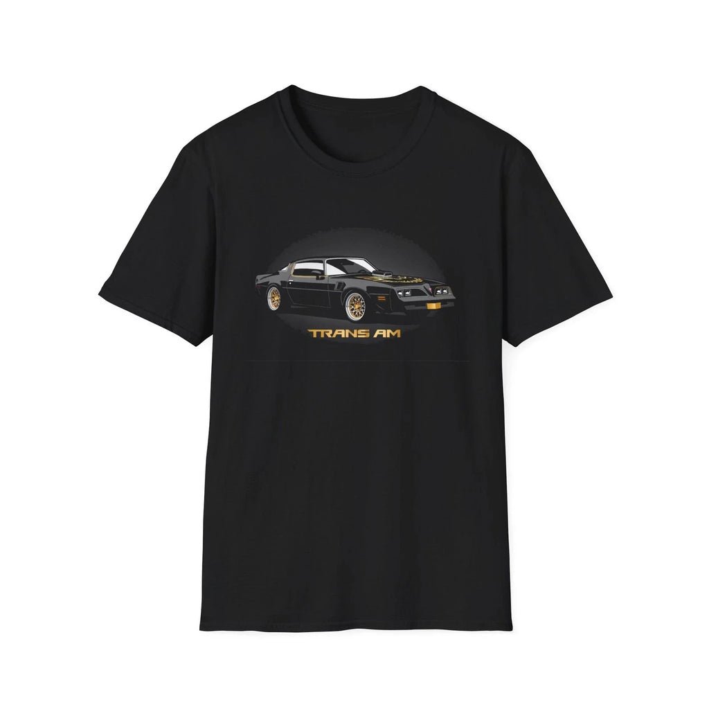 1979 Trans Am Black Gold Muscle Car Graphic T-Shirt Vintage Style