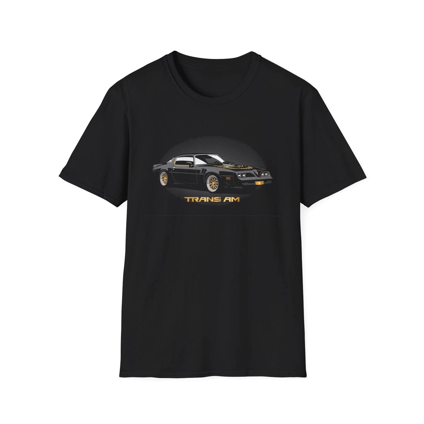 1979 Trans Am Black Gold Muscle Car Graphic T-Shirt Vintage Style