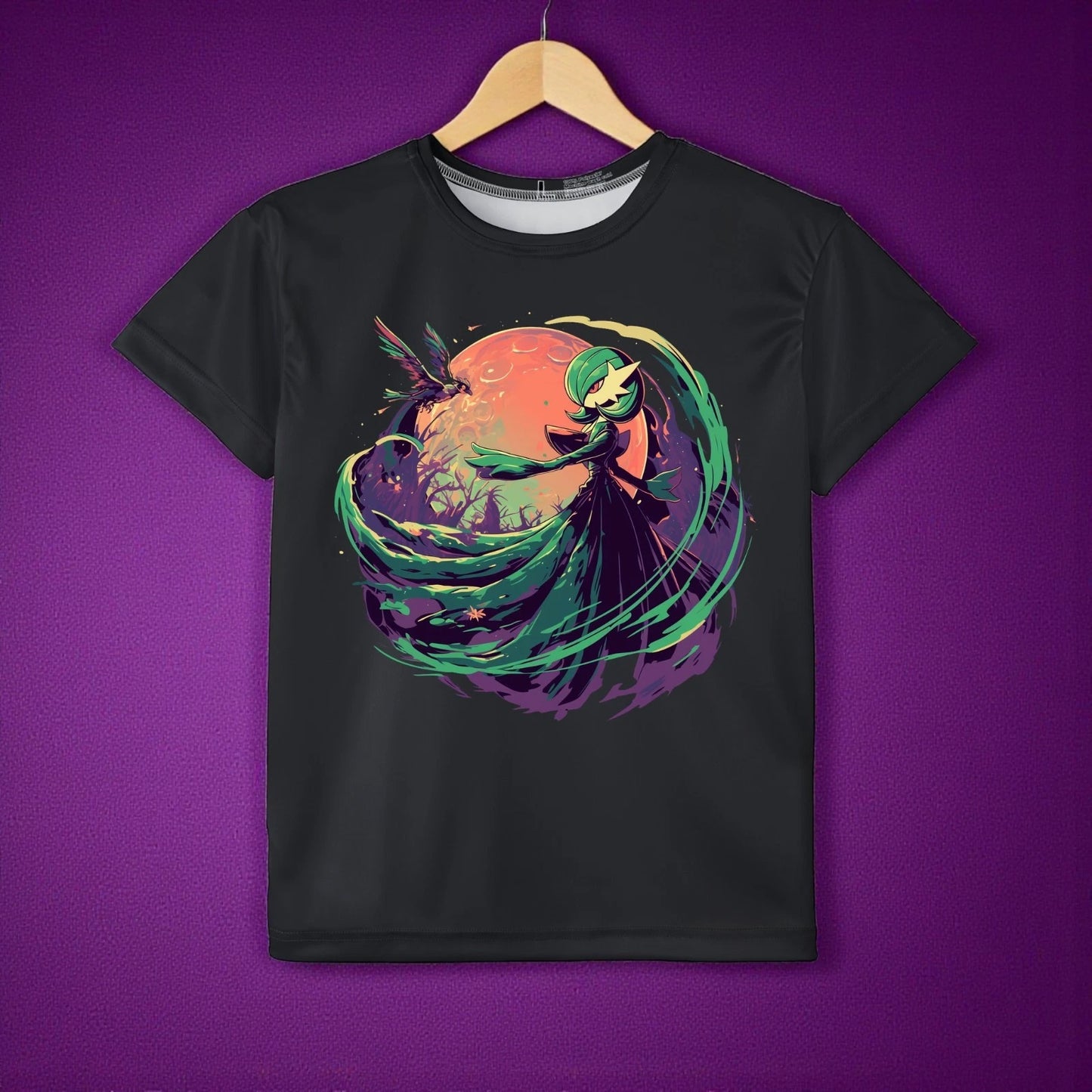 Pokemon Characters Youth Size Clothing Custom Design Printed Front of T-Shirt
