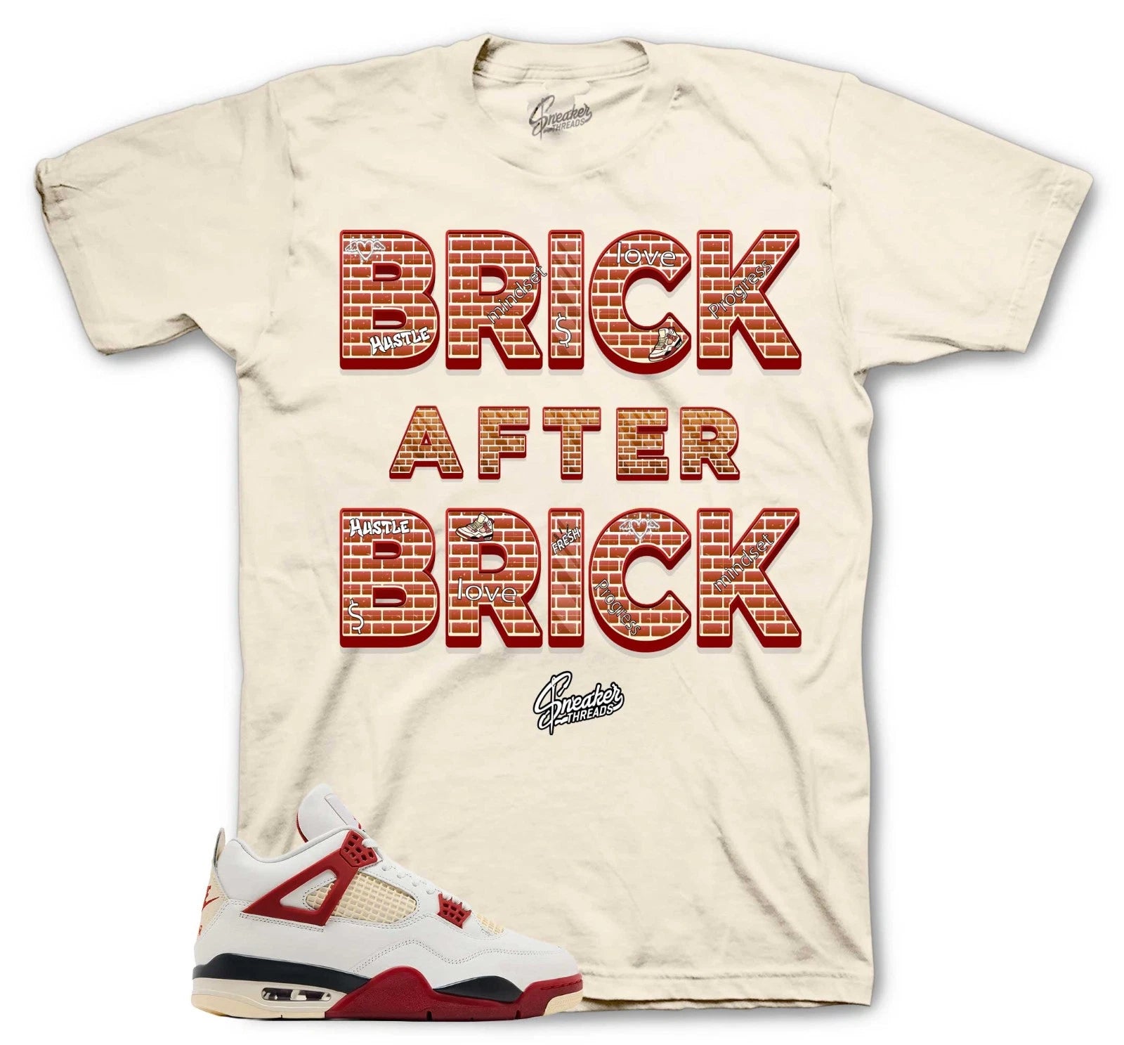SAIL Shirt To Match Jordan 4 Brick After Brick Sneakers -  Wall  Tees