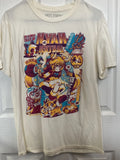 Hot Topic NYANDERTHAL Kawaii Graphic Tee Men’s Size M Cream T W/Graphic