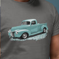 Classic Car Shirt featuring a blue 40 Ford truck - Vintage 1940 Ford pickup