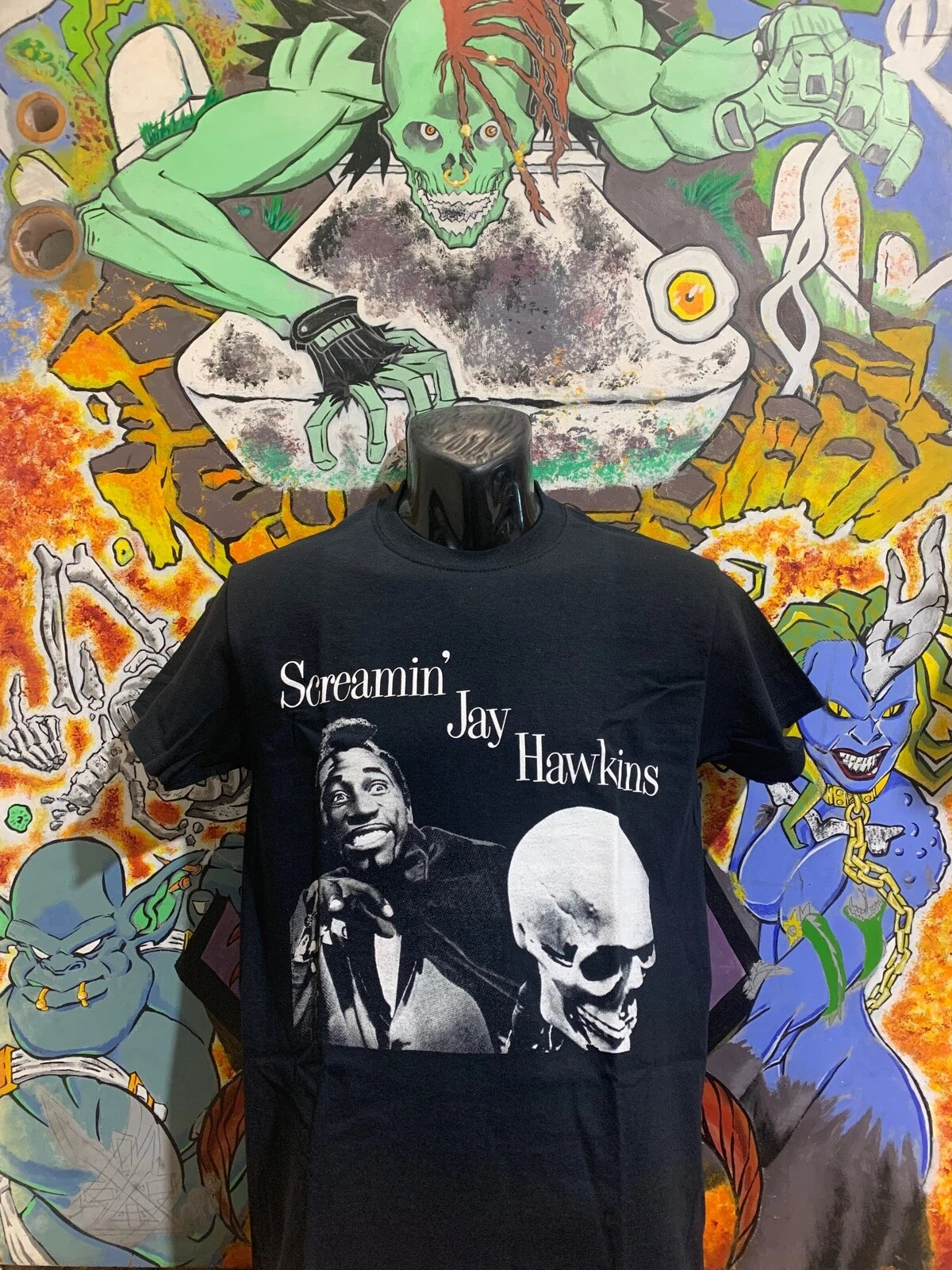 Screamin' Jay Hawkins "Spell.." shirt Cramps Voodoo rock Black Sabbath Tom Waits
