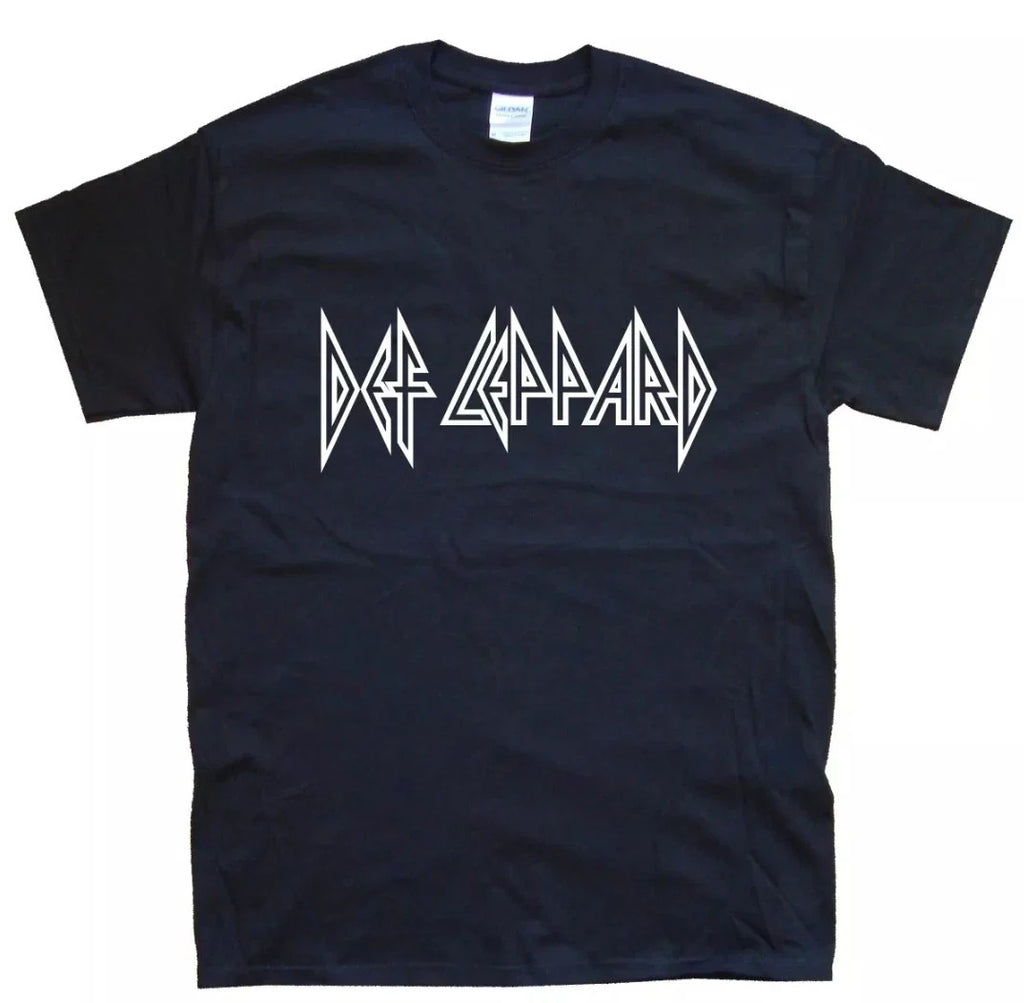 DEF LEPPARD T-SHIRT sizes S M L XL XXL colours Black, White