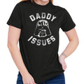 Funny Space Movie Villain Daddy Issues Joke Womens Graphic Crewneck T Shirt Tee