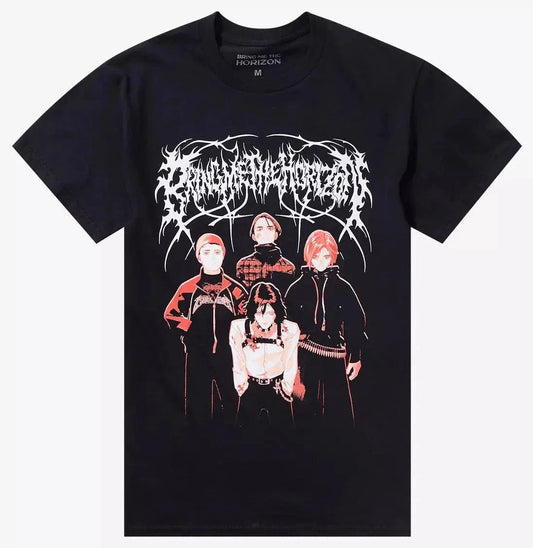 Bring Me The Horizon Anime Members  Tee Shirt New