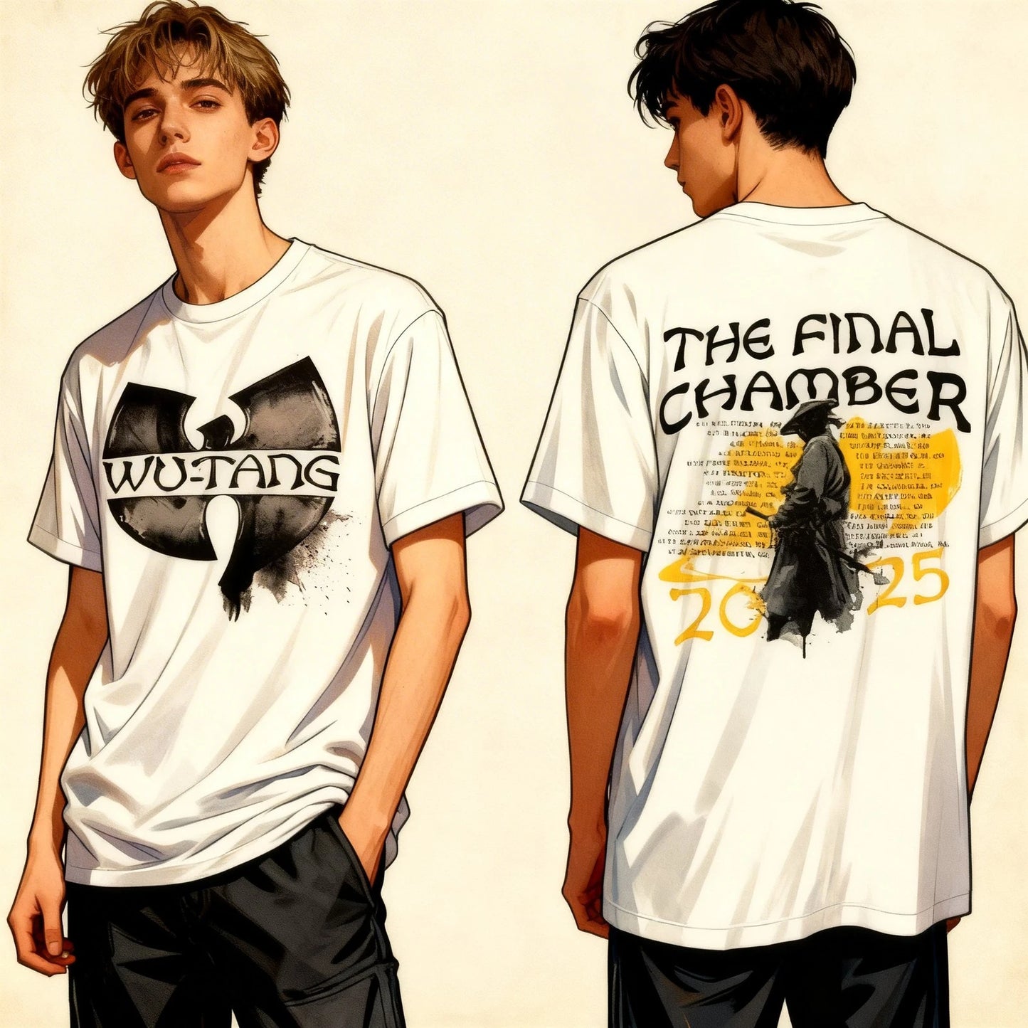 NEW!!! Clan The Final Chamber Wu Tang Forever Tour 2025 T-Shirt reprint